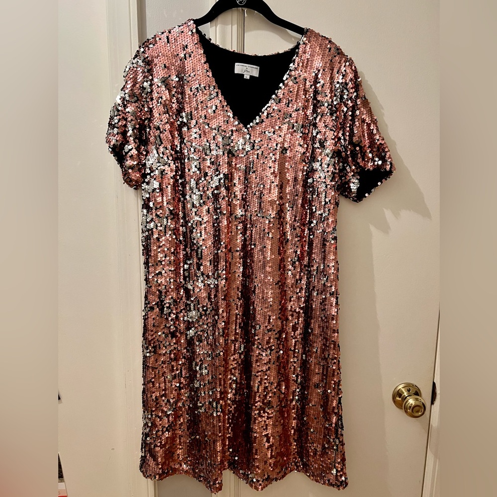 J. Crew x Universal Standard Sequin Dress - L